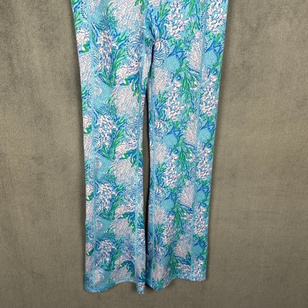 Lilly Pulitzer Luxletic  Carpe Vita Jumpsuit Womens Small Blue Floral Tropical - Picture 4 of 14